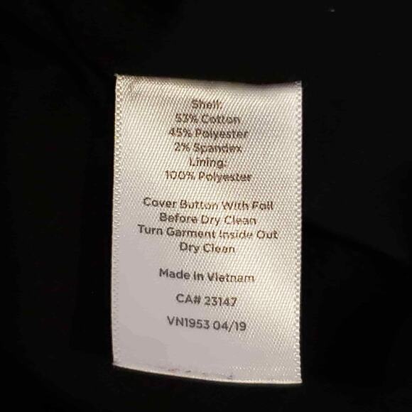 Talbots Blazer Jacket Womens Size 10 Stretch Knit Houndstooth Lined Aberdeen - Picture 9 of 10